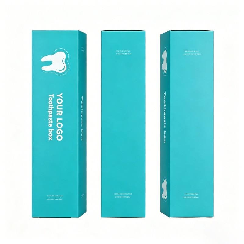 Wholesale Custom White Card Carton Packaging Toothpaste Paper Box Waterproof Custom Toothpaste Paper Packaging Box - Image 4