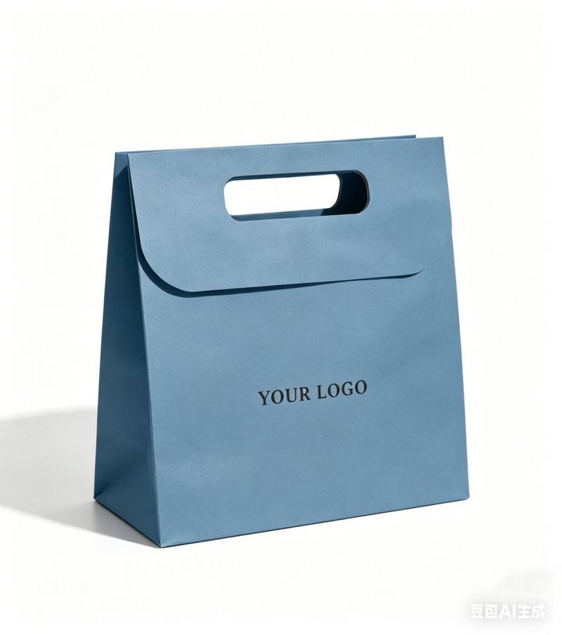 New Luxury pink Custom logo Craft Promotional Shopping Cardboard Paper Gift Bags for Custom Your Own Logo White Craft Paper Bag - Image 2