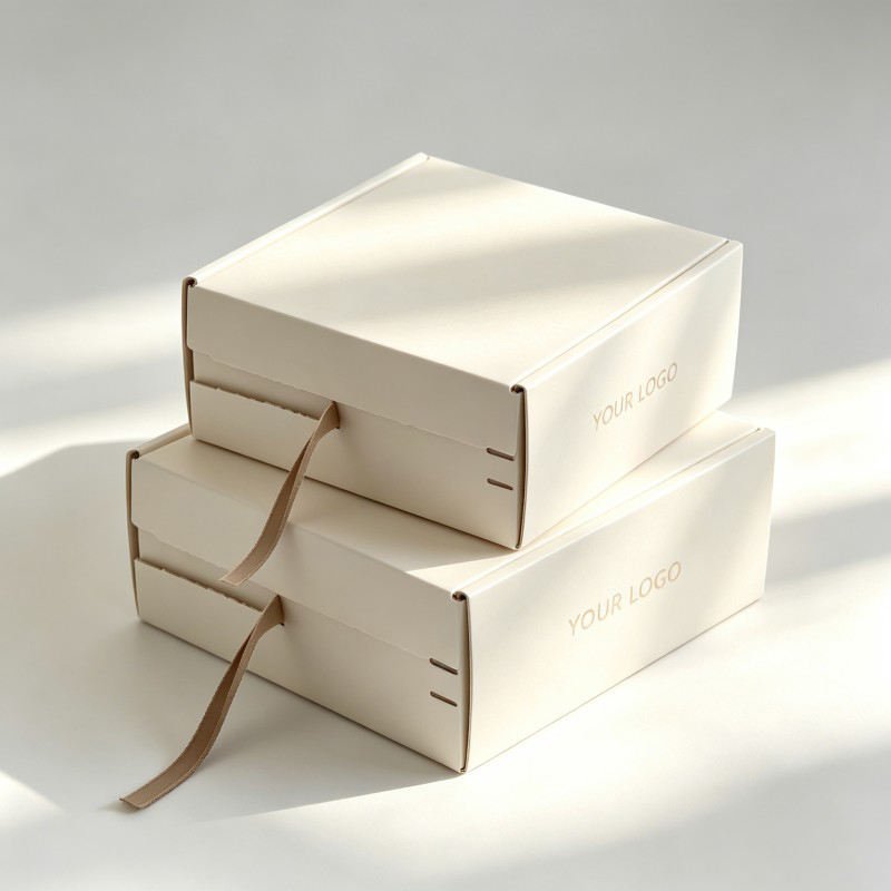 Wholesale Custom Size Printing Eco-Friendly Custom Printed Kraft Paper Zipper Box with Tear Tape for Shipping & Gift Packaging