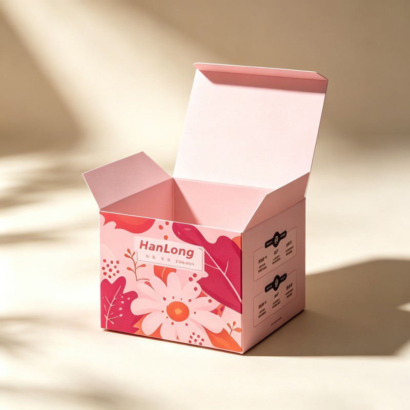 Wholesale Hot Selling White Card Paper Box  for Candles Folding Gift Package Customized  Candles  Packing Box
