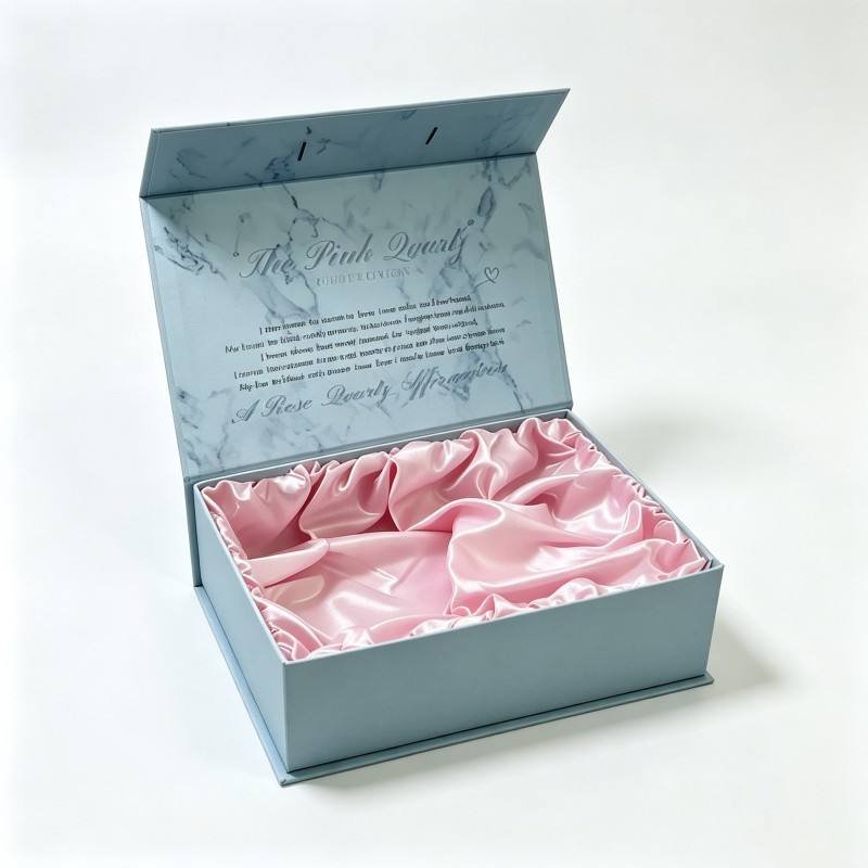 Luxury Foldable Red Magnetic Box Rigid Paperboard Gift Packaging with Strong Magnet Closure  Box Recyclable Cardboard Box