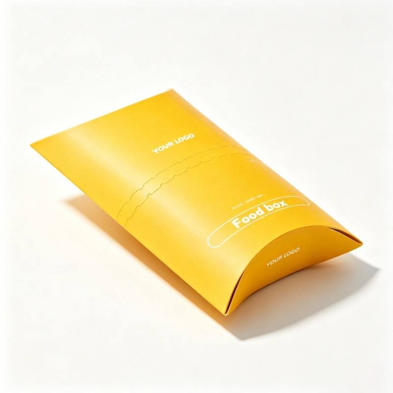 High Quality Food Grade Kraft Sharwarma Box Takeaway Pillow Box for Tacos Amigos Burrito Wrap Chicken Rolls-Sustainable BOX - Image 3