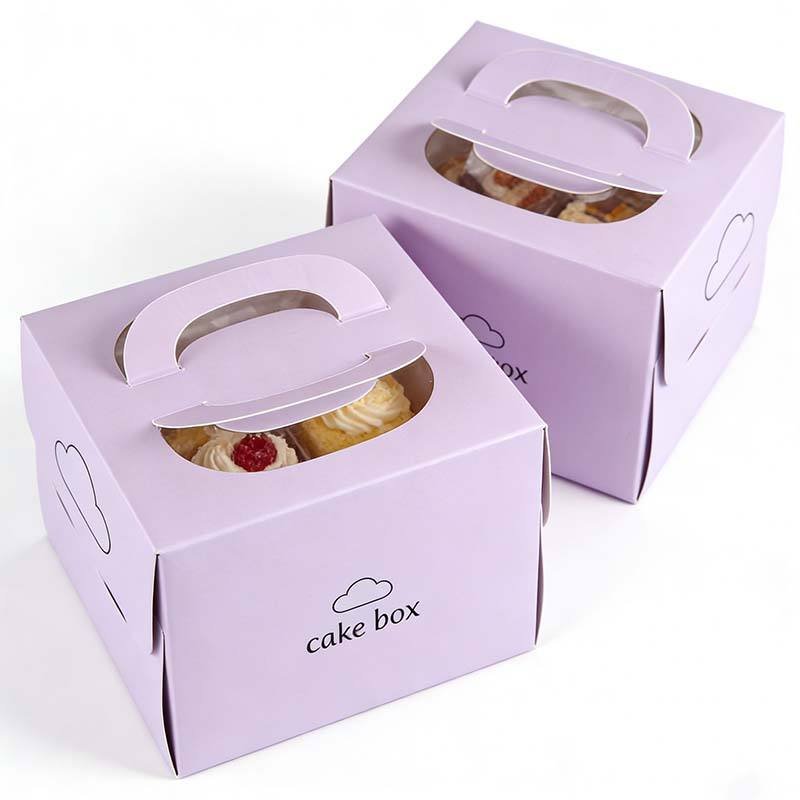 Wholesale Biodegradable Cake Box Soy Ink Food Grade Cardboard Cake Packaging Box Hot Sale Customized Cake Gift Box - Image 3