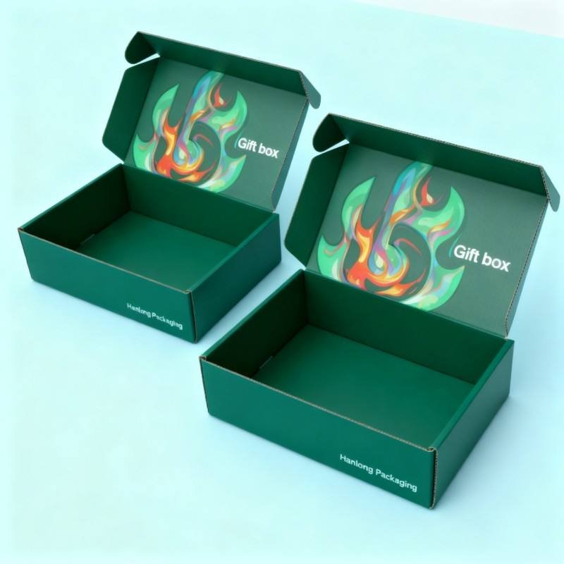 Customized Folding Corrugated Shipping Box Recyclable Brand Candle Packaging Box Personalized Durable Christmas Gift Paper Box - Image 3