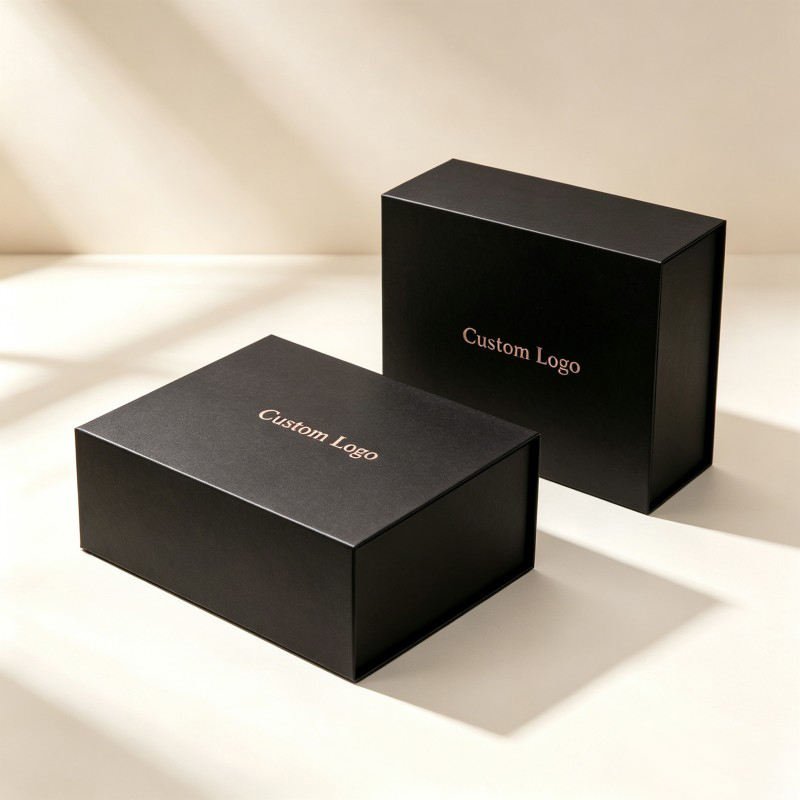 Luxury Magnetic Package with Satin Lining Hair Extension Paper Box Wigs Package logo Stamping Cosmetic Products Package - Image 4