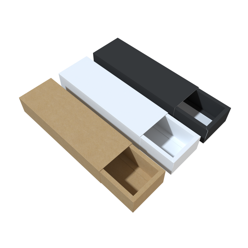 Wholesale High Quality Pen Box With Your Own Logo for Business Biodegradable Pen Drawer Box Factory Price Soy Ink Pen Drawer Box