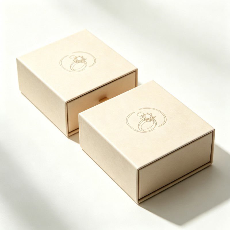 Wholesale Jewelry Box with Sleeve Rings Jewelry Drawer Box Necklace Rings Packaging Customized Box for Jewelry - Image 3