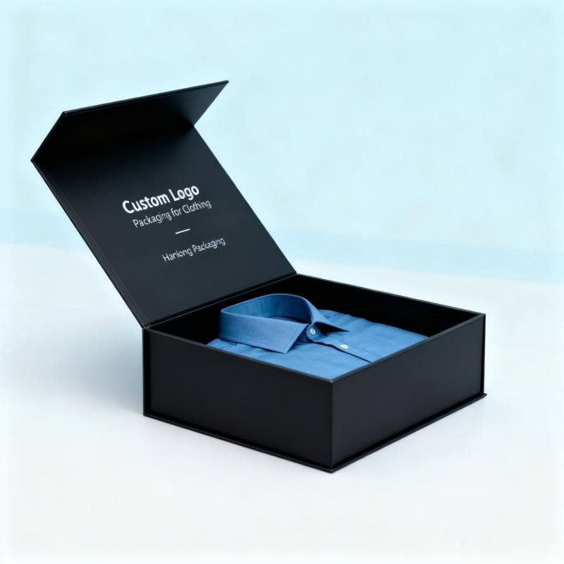 Wholesale Clothing Magnetic Box Soy Ink Magnetic Gift Box for Clothing Luxury High Quality Packaging for Clothing and Shoes - Image 3