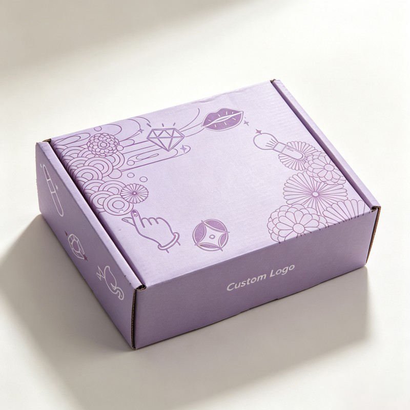 Wholesale Airplane Mailer Box Custom Printed logo Skin Care Facial Cream Package Face Mask Cosmetic Packaging Box Shipping Box - Image 6