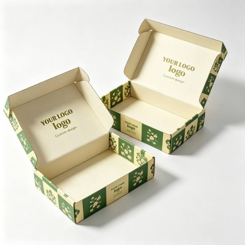 Slim Recyclable Embossed Mailer Box Sustainable Custom Packaging with Matte Laminated Kraft Paper Eco-Friendly Cardboard Box - Image 3