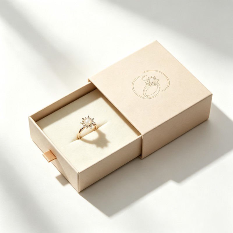 Wholesale Jewelry Box with Sleeve Rings Jewelry Drawer Box Necklace Rings Packaging Customized Box for Jewelry - Image 6