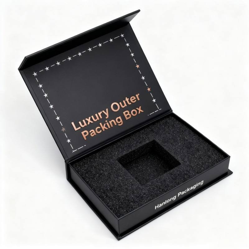 Wholesale Cardboard Package with Foam Insert  Foil Stamp Credit Card Boxes Luxury Package for Card  Customized