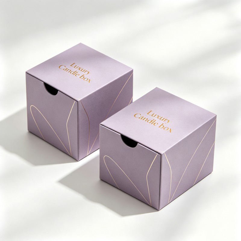 Wholesale Premium Candle Box Customized Drawer Candle Packaging Gifts Presents Craft Drawer Box - Image 3