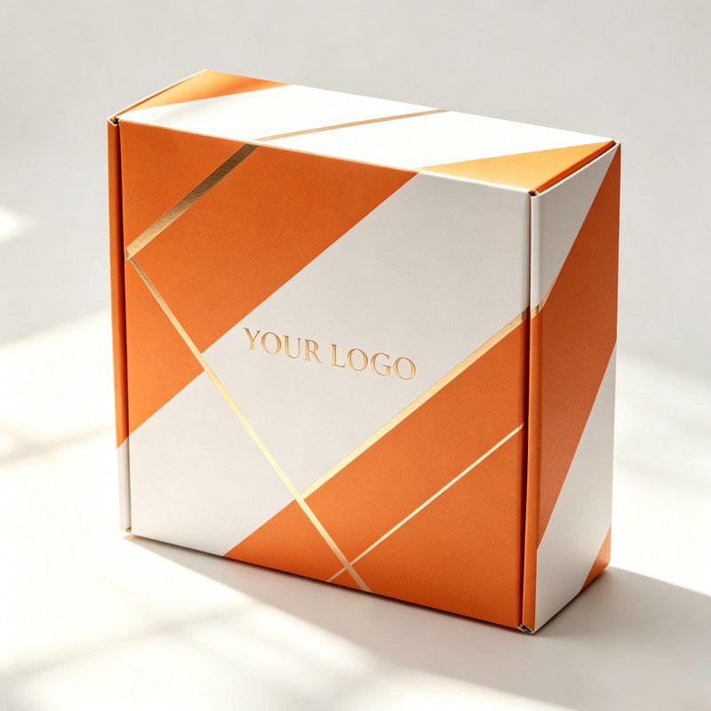 High Quality Brand Corrugated Packaging Box Customized UV logo Mailing Box Eco Friendly Clothing Shipping Paper Box