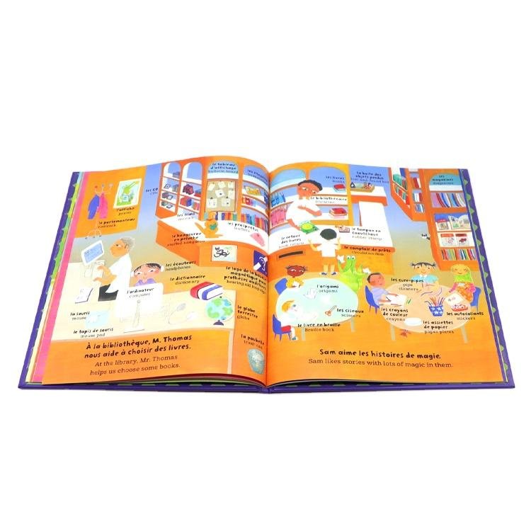 Boeken Kitap Livres De Impression Customized High-End Design Colorful Hardcover Book Printing