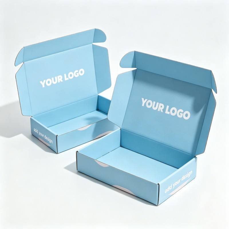 Wholesale Custom Design Paper Boxes for Gift Clothes Folding Corrugated Paper Box with logo Stackable Shipping Mailer Box