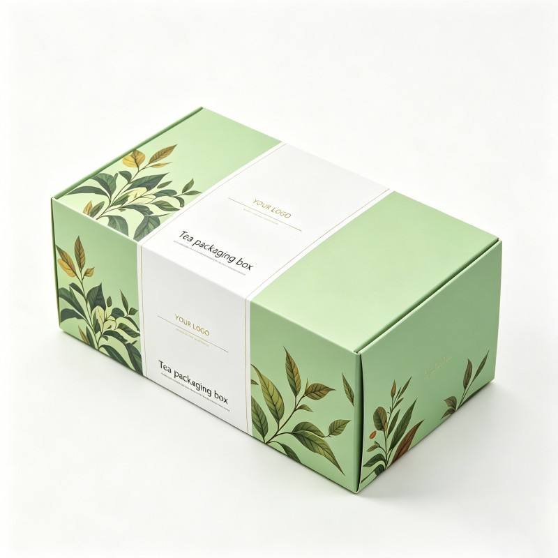 Digital Printing Paperboard Tea Packaging Box Natural Packaging Tea Set Instant Coffee Beverage Infusion Paper Box - Image 4