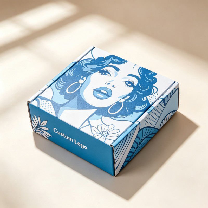 Wholesale Cosmetic Paper Box Lipsticks Set Corrugated Shipping Box Skin Care Products Mailer Box - Image 3