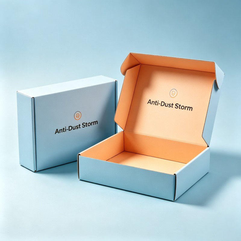Factory Customized LOGO Corrugated Cardboard Paper Box Eco Friendly Clothing Shipping Box Foldable T-shirt Gift Packaging Box