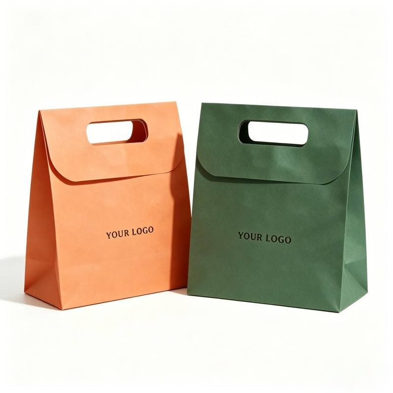 New Luxury pink Custom logo Craft Promotional Shopping Cardboard Paper Gift Bags for Custom Your Own Logo White Craft Paper Bag