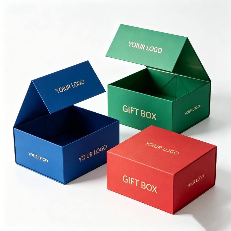Luxury Custom Design Folding Magnetic Rigid Gift Box Lipstick Perfume Cosmetic Blush Essential Oil Packaging Boxes CMYK Printed