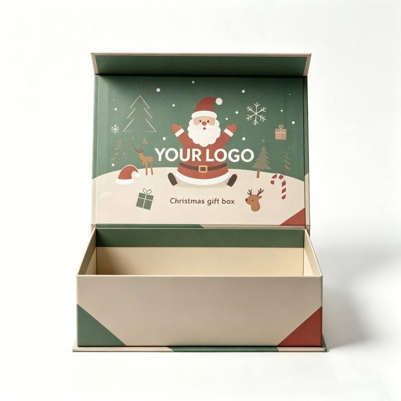 High Quality Custom Hardcover Cardboard Packaging Magnetic Closure Ribbon Matt Lamination UV Coating Custom Gift Boxes - Image 5