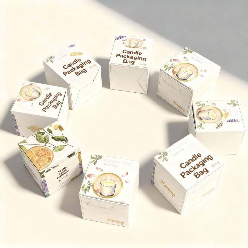 Customized Design Elegant Cardboard Box Recyclable Aromatherapy Supplies Gift Box Eco Friendly Candle Storage Paper Box - Image 5