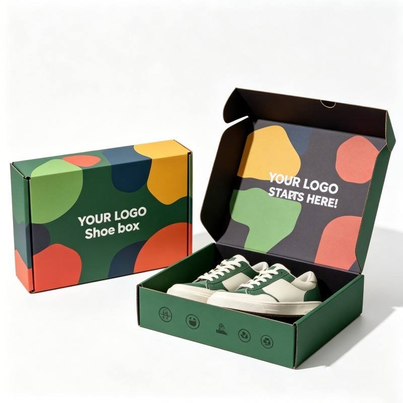 Eco Friendly Custom Logo Printed Black Shipping Box Durable Clothing/Gift /Shoes Paper Small Packaging Cardboard Shipping Boxes