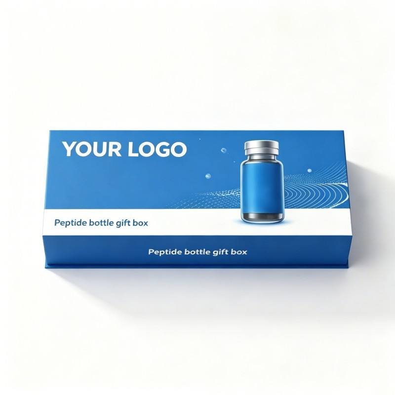 Wholesale Price Custom logo Size Rigid Card Board Peptide Packaging Boxes 3ml 2ml 10ml Cosmetic Peptide Vial Paper Box Packaging - Image 3