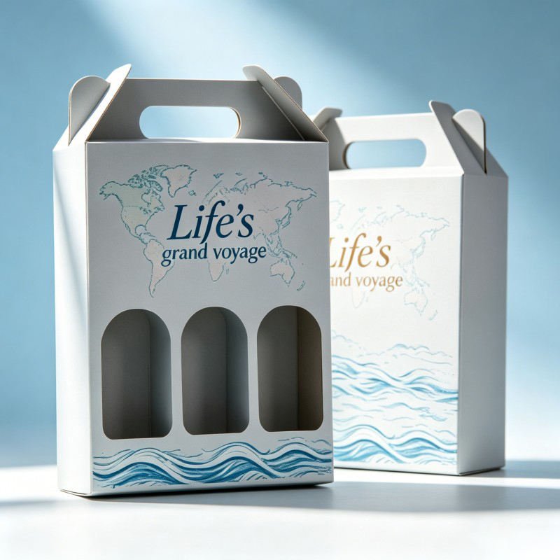 Wholesale Beer Beverage Shipping Boxes Customized Corrugated Wine Bottle Display Box  High Walls Gift Boxes for Drinks