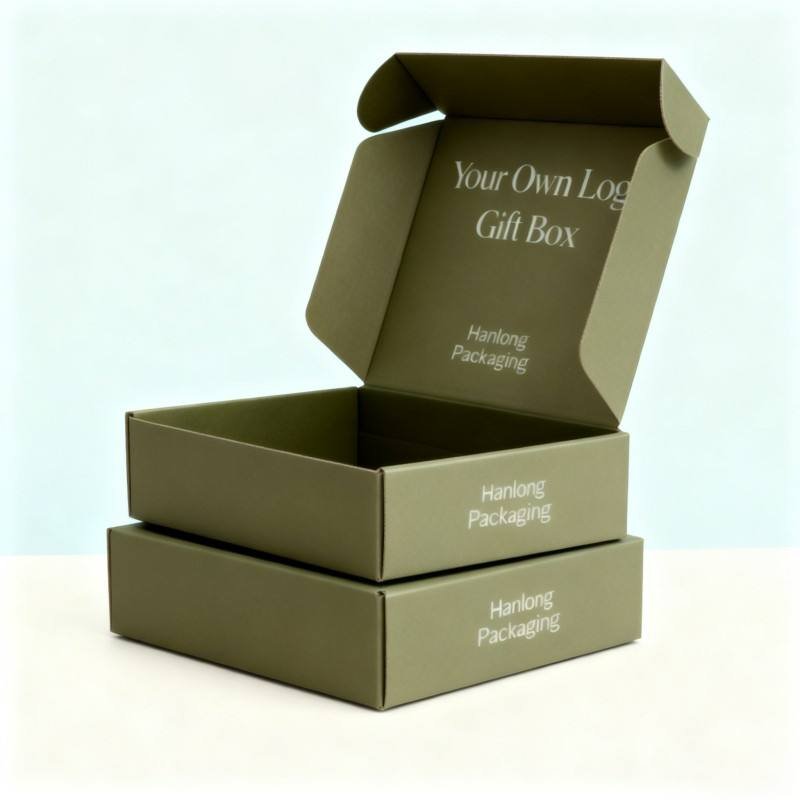 Wholesale Gift Boxs with Your Own Logo Soy Ink Kraft Paper Shipping Mailer Box High Quality Small Packaging Paper Gift Boxes