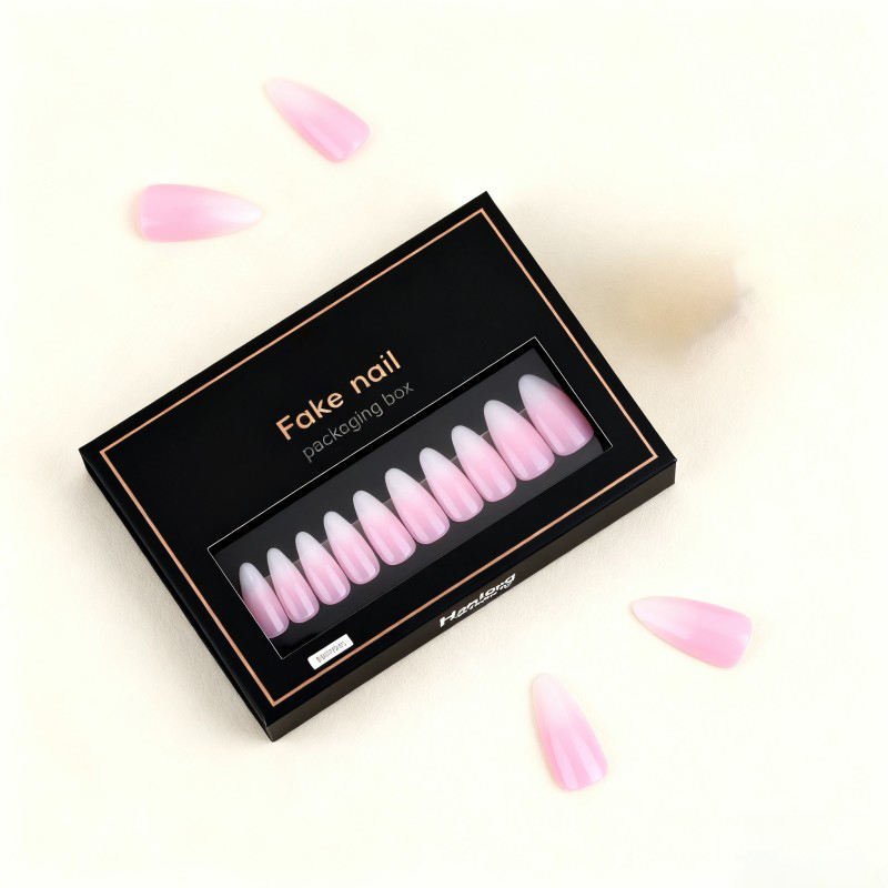 Wholesale Customize Press on Nails Box Magnetic Lid Closed Artificial Fingernails Packaging Box Soy Ink Nails Box with Insert - Image 4