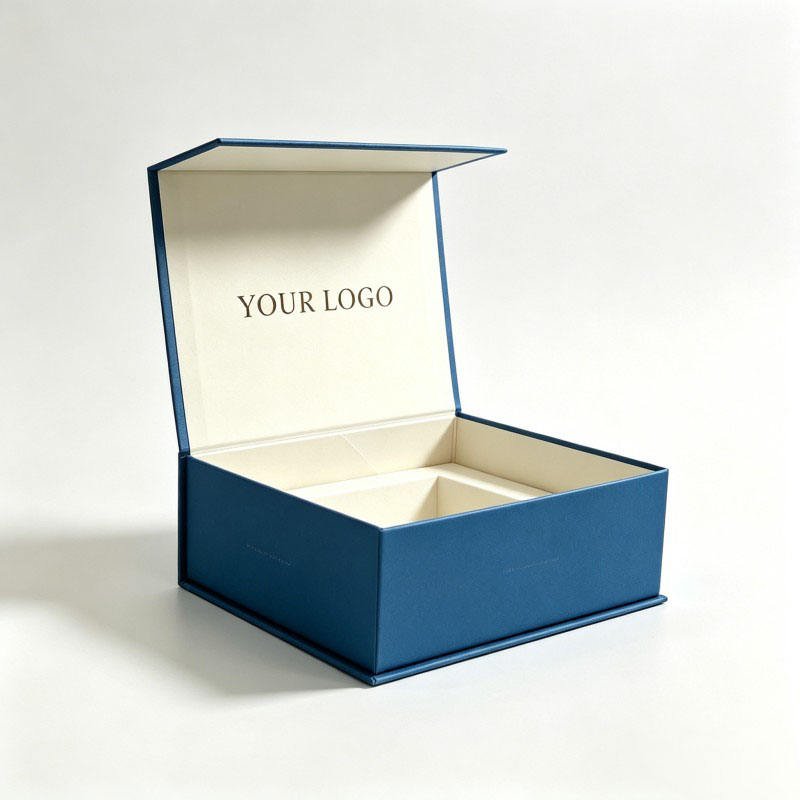Customized logo Men's Tie Packaging Box Eco Friendly Magnetic Flip Gift Box Matt Handkerchief Sock Cardboard Gift Paper Box - Image 4