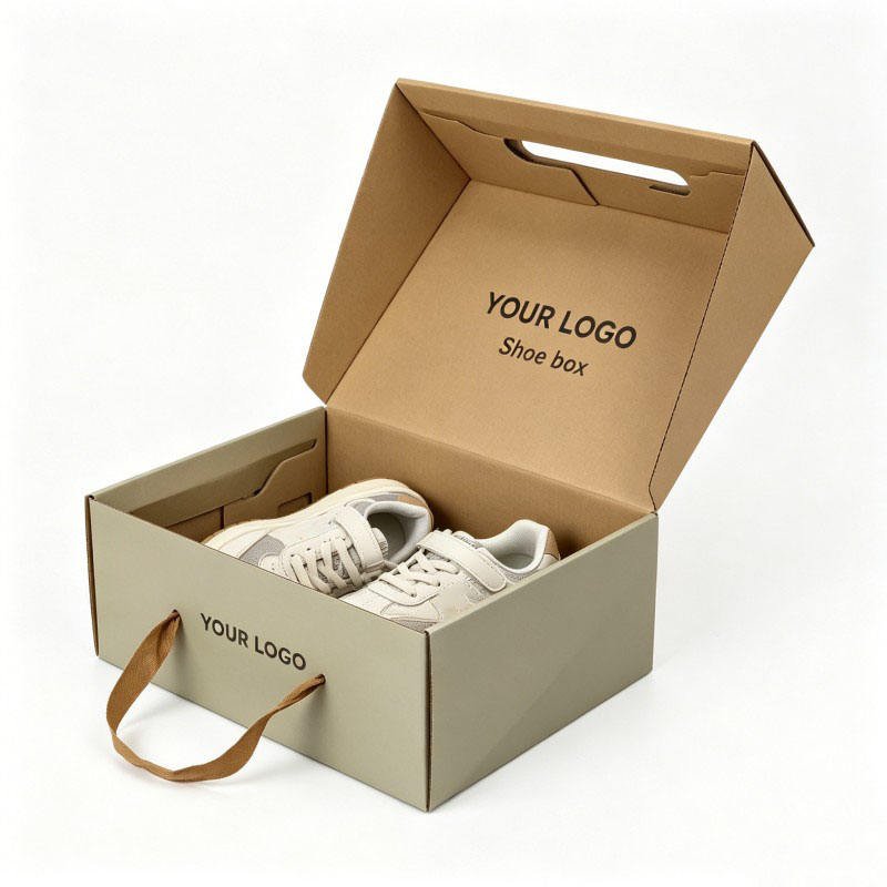 Wholesale Corrugated Craft Paper Mailer Box Custom Soy Ink Print Uv Coated Gift Shipping Packaging Box for Skincare/Beauty/Cloth - Image 4