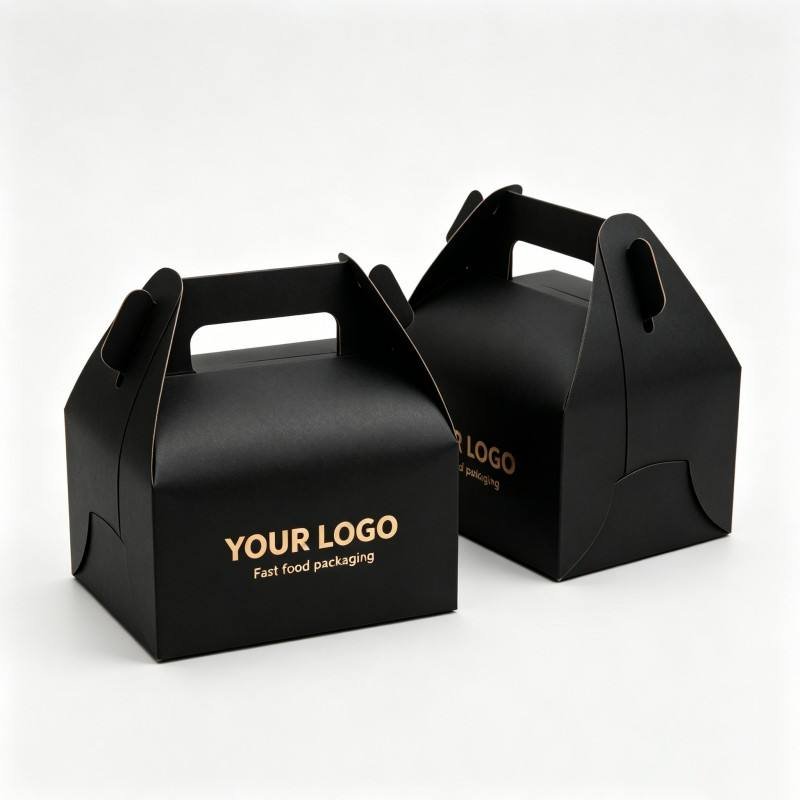 Customized Design logo Portable Snack Fried Chicken Biodegradable Fast Food Packaging Restaurant Togo Takeaway Fried Chicken Box - Image 4