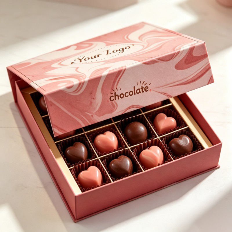 Wholesale 12 24 Chocolates Box with Divider Gifts Magnetic Closure Chocolates Gifts Boxes Customized Empty Wedding Chocolate Box - Image 5