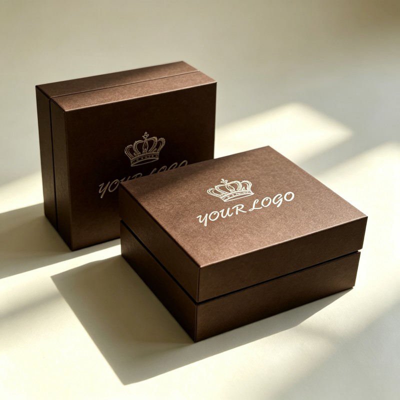 Wholesale Rigid Box for Watch with Magnetic Jewelry Accessories Box Customized logo Watch Box with Foam - Image 2