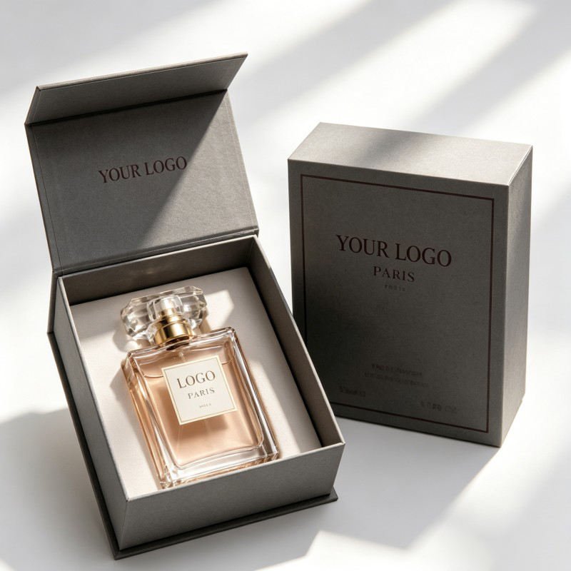 Wholesale Perfume Rigid Box with Magnetic Closure Perfume Bottle Rigid Box High Quality Eva Foam Perfume Box - Image 4