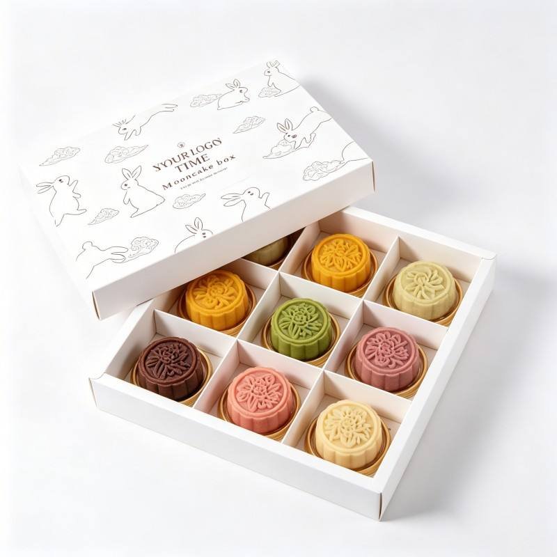 Wholesale Luxury Printed Logo Cake Packaging Box Hot Sale Cake Gift Boxes Digital Printing Cake Box with Divider