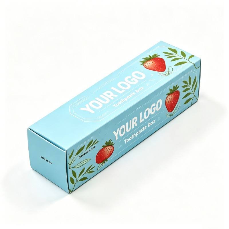 High Sale Cardboard Child Toothpaste Cute Box Eco-friendly Small Cartoon Toothpaste Paper Boxes - Image 6