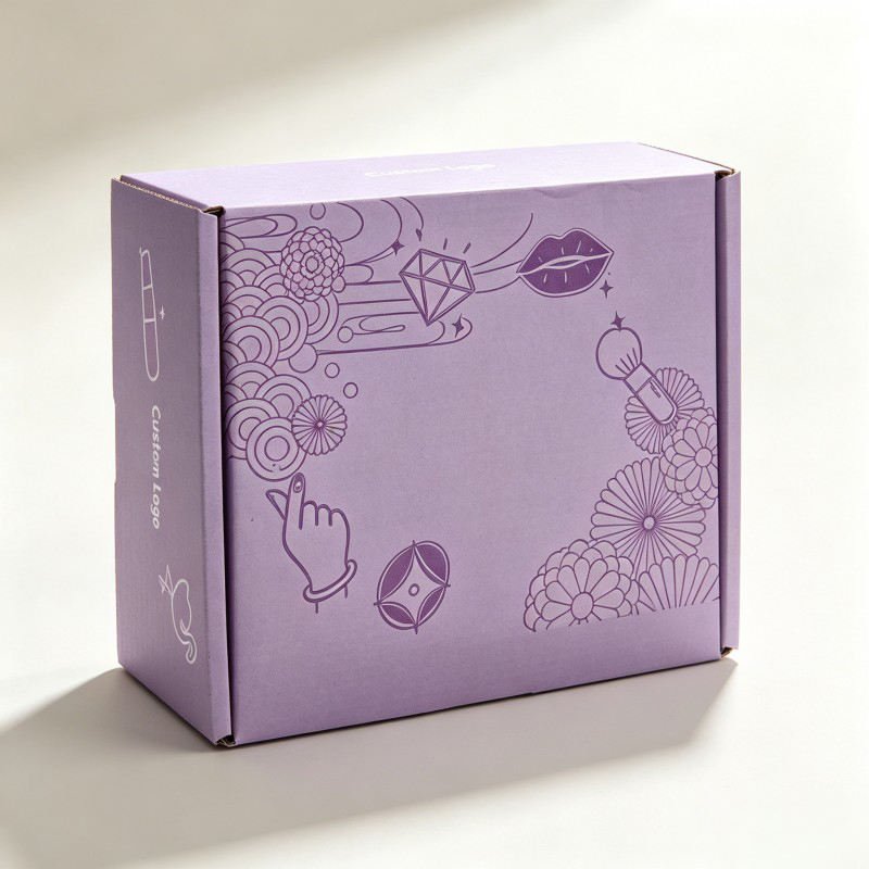 Wholesale Airplane Mailer Box Custom Printed logo Skin Care Facial Cream Package Face Mask Cosmetic Packaging Box  Shipping Box