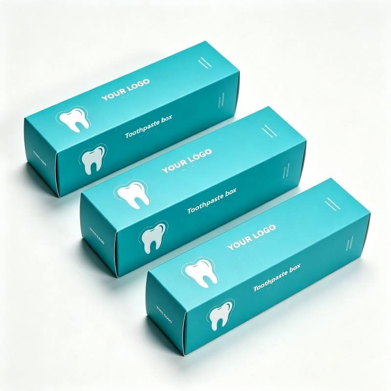 Wholesale Custom White Card Carton Packaging Toothpaste Paper Box Waterproof Custom Toothpaste Paper Packaging Box - Image 5