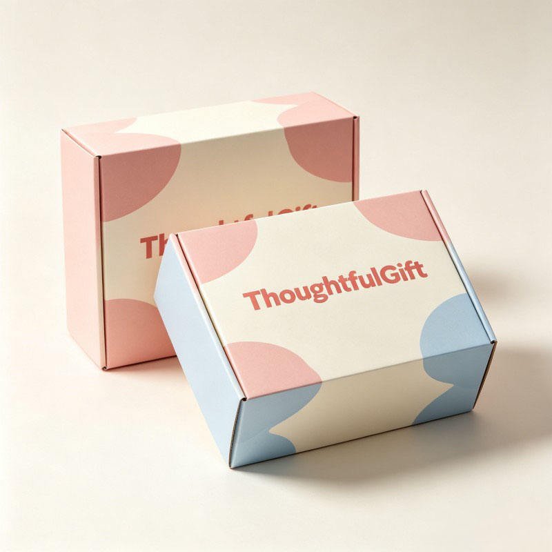 Customized logo Cute Clothing Packaging Box Recyclable Corrugated Gift Box Underwear Cardboard Paper Shipping Gift Box