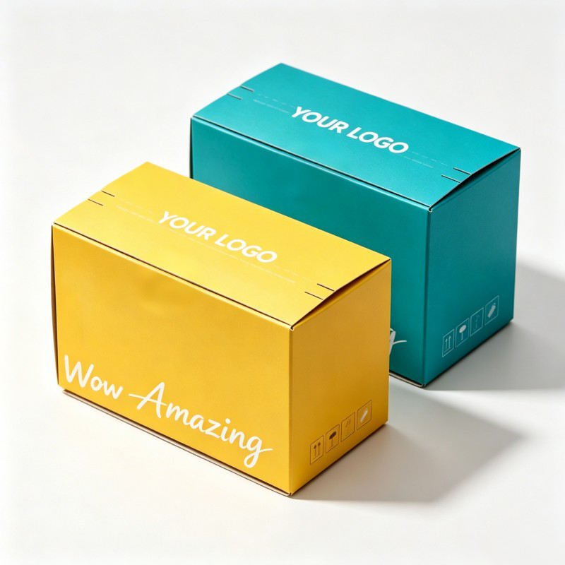 Wholesale Mailer Box with Zipper  Adhesive Strip Folding Mail Box Postal Corrugated Shipping Box Customize for Transportation
