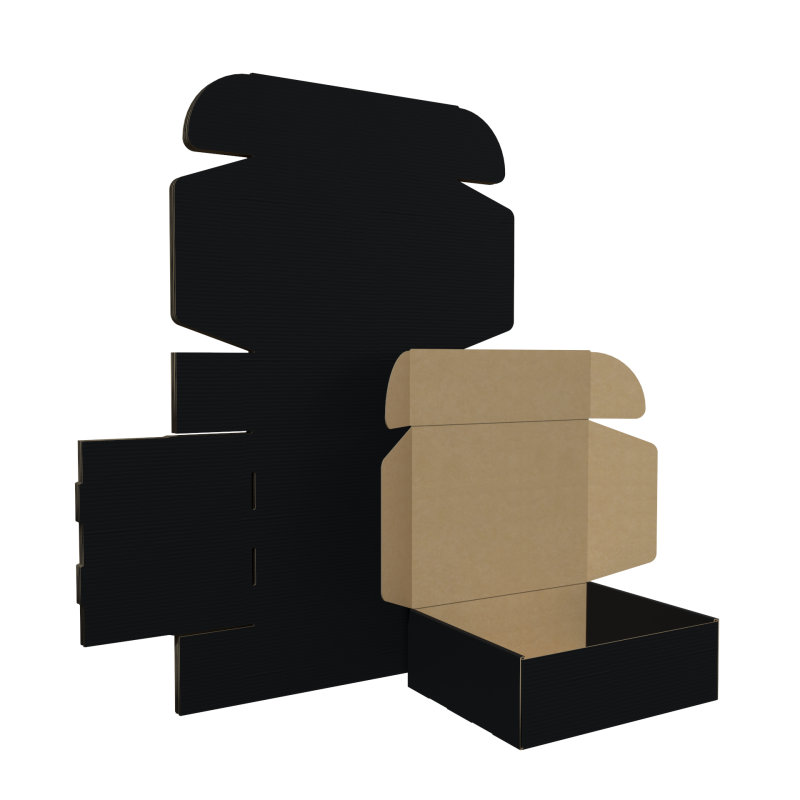 Custom Mailer Shipping Box With Logo Packaging High Quality Black Shipping Boxes Biodegradable Reusable Shipping Boxes Clothing