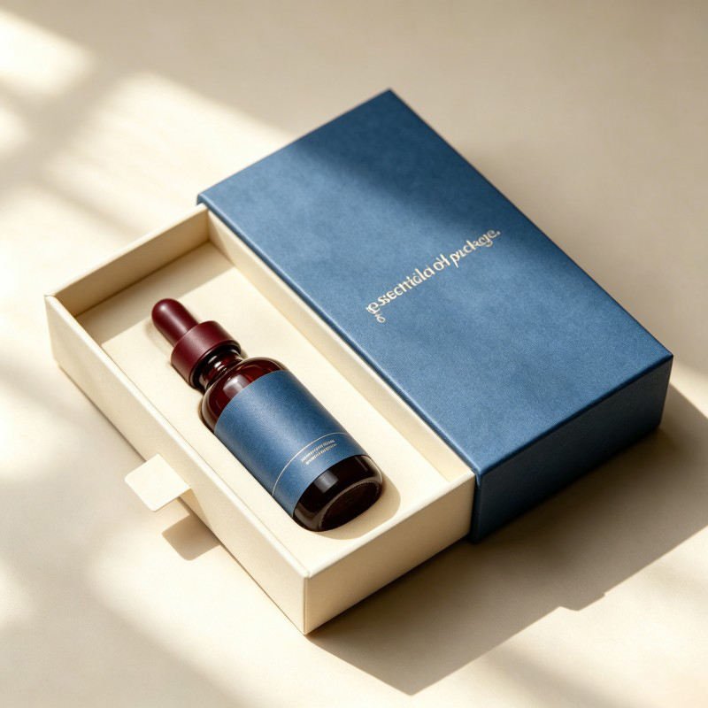 Wholesale Gifts Luxury Perfume Drawer Box Essential Oil Bottles Box 30 ml Oil Dropper Bottle Package with Foam Insert - Image 3