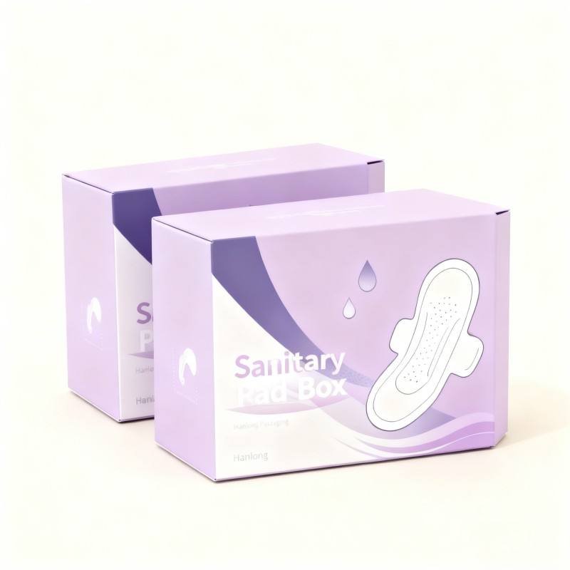 Wholesale Personal Care Box Packaging High Quality Nursing Gel Tampon Packaging Box Soy Ink Paper Box for Sanitary Pad Tampon - Image 5