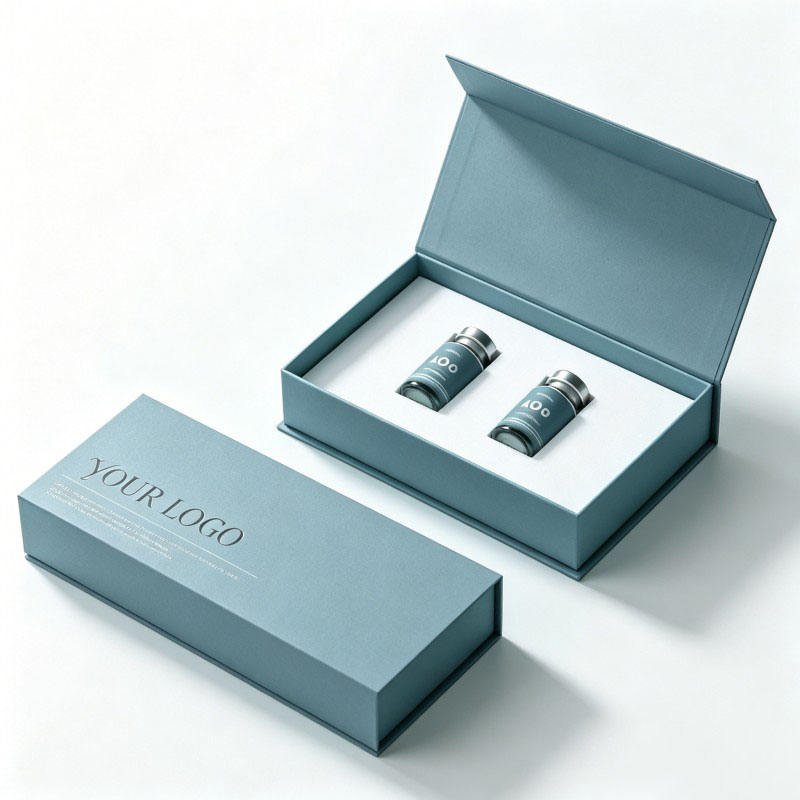 Luxury Rigid Cosmetic Gift Box with Insert Magnetic Box Custom Logo Magnetic Boxes Custom Cosmetic Gift Box for Packaging