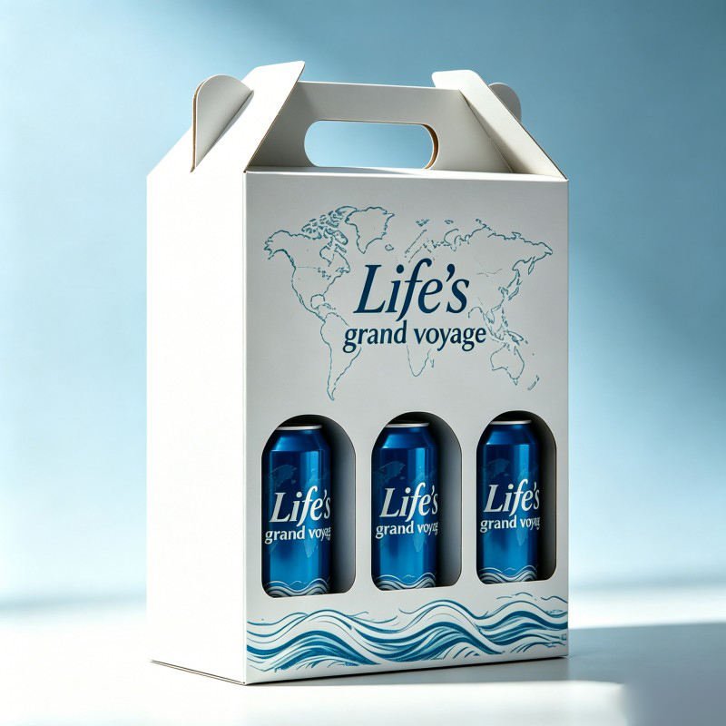 Wholesale Beer Beverage Shipping Boxes Customized Corrugated Wine Bottle Display Box High Walls Gift Boxes for Drinks - Image 4