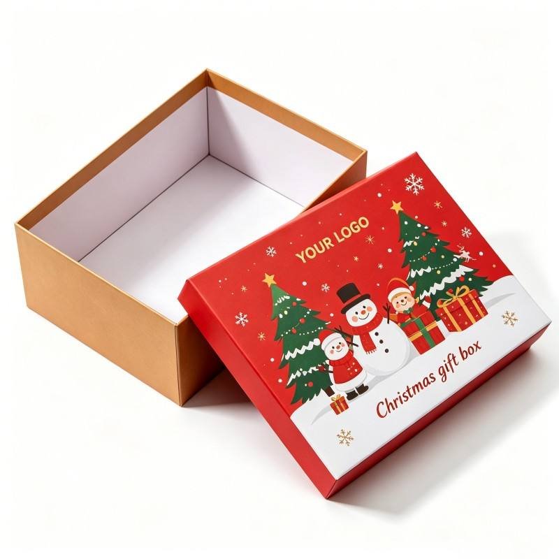 Custom Printing Logo Christmas Valentines Day Box Digital Printing Christmas Gift Packaging Box Wholesale Christmas Gift Box - Image 5